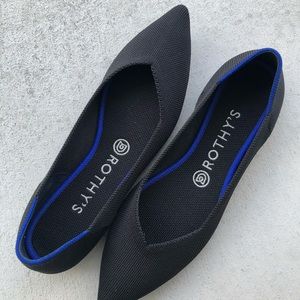 Rothys black points- size 8.5